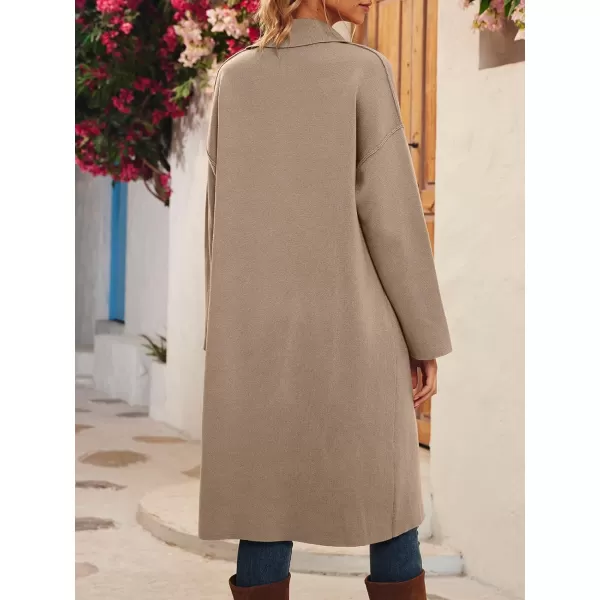 LILLUSORY Women's Long Knit Casual Cardigan Sweaters Oversized Dressy Jackets Fall Button Up Coatigan Winter Coats
