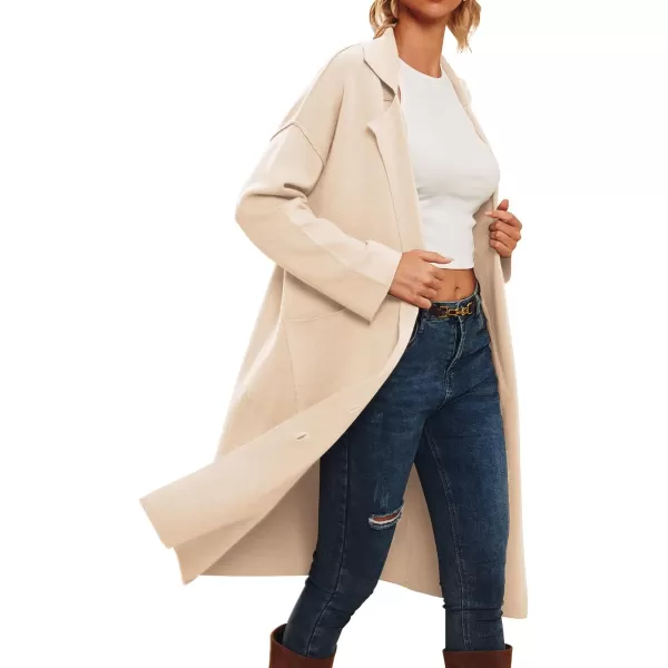 LILLUSORY Women's Long Knit Casual Cardigan Sweaters Oversized Dressy Jackets Fall Button Up Coatigan Winter Coats