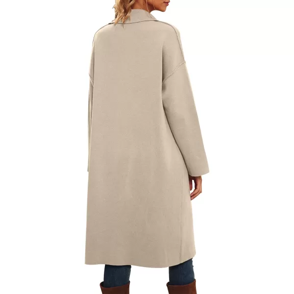 LILLUSORY Women's Long Knit Casual Cardigan Sweaters Oversized Dressy Jackets Fall Button Up Coatigan Winter Coats