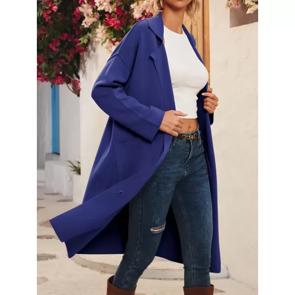 LILLUSORY Women's Long Knit Casual Cardigan Sweaters Oversized Dressy Jackets Fall Button Up Coatigan Winter Coats