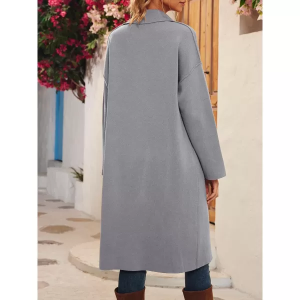 LILLUSORY Women's Long Knit Casual Cardigan Sweaters Oversized Dressy Jackets Fall Button Up Coatigan Winter Coats