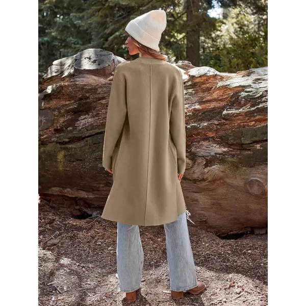 LILLUSORY Women's Long Knit Wool Cardigan Sweaters Oversized Fall Dressy Coatigan 2023 Winter Coat Casual Light Jackets