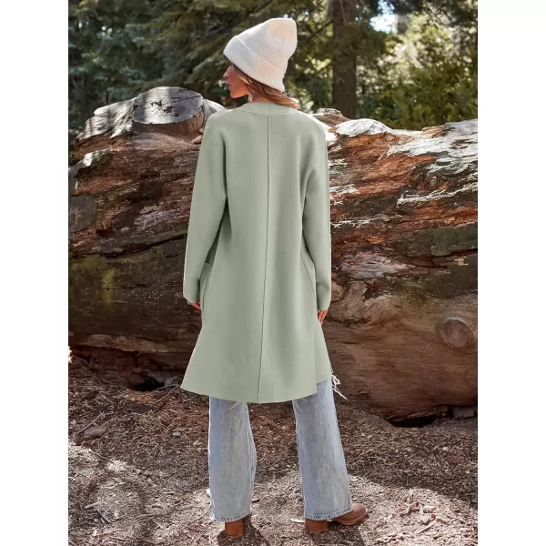 LILLUSORY Women's Long Knit Wool Cardigan Sweaters Oversized Fall Dressy Coatigan 2023 Winter Coat Casual Light Jackets