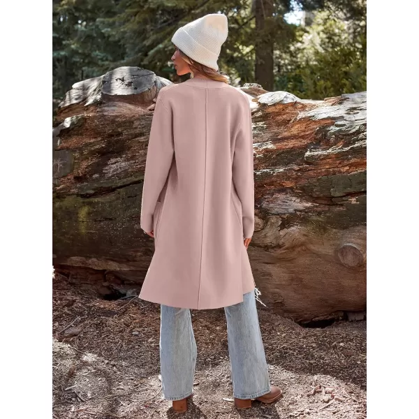 LILLUSORY Women's Long Knit Wool Cardigan Sweaters Oversized Fall Dressy Coatigan 2023 Winter Coat Casual Light Jackets