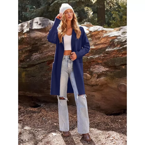 LILLUSORY Women's Long Knit Wool Cardigan Sweaters Oversized Fall Dressy Coatigan 2023 Winter Coat Casual Light Jackets
