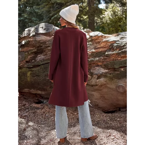 LILLUSORY Women's Long Knit Wool Cardigan Sweaters Oversized Fall Dressy Coatigan 2023 Winter Coat Casual Light Jackets