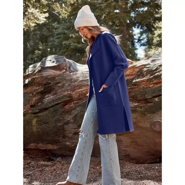 LILLUSORY Women's Long Knit Wool Cardigan Sweaters Oversized Fall Dressy Coatigan 2023 Winter Coat Casual Light Jackets
