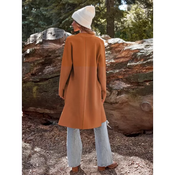 LILLUSORY Women's Long Knit Wool Cardigan Sweaters Oversized Fall Dressy Coatigan 2023 Winter Coat Casual Light Jackets