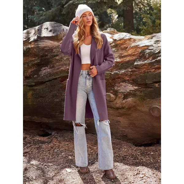 LILLUSORY Women's Long Knit Wool Cardigan Sweaters Oversized Fall Dressy Coatigan 2023 Winter Coat Casual Light Jackets