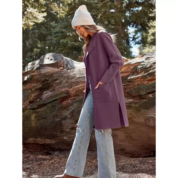 LILLUSORY Women's Long Knit Wool Cardigan Sweaters Oversized Fall Dressy Coatigan 2023 Winter Coat Casual Light Jackets