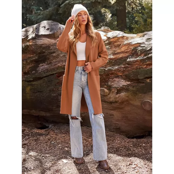 LILLUSORY Women's Long Knit Wool Cardigan Sweaters Oversized Fall Dressy Coatigan 2023 Winter Coat Casual Light Jackets