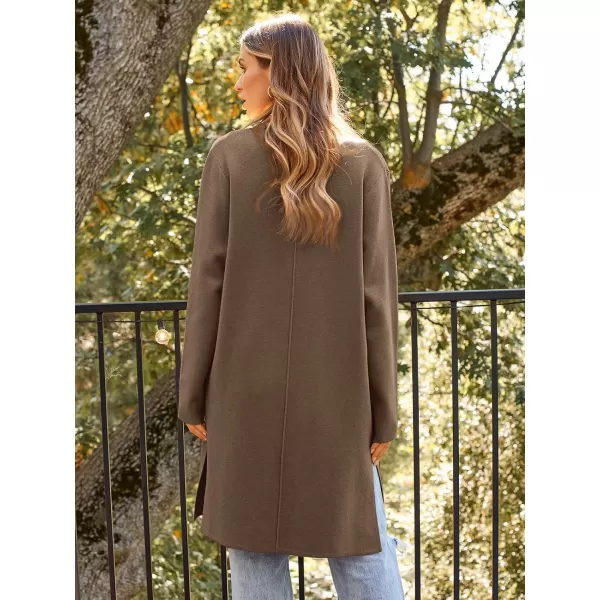LILLUSORY Women's Long Wool Cardigan Sweaters Oversized Fall Dressy Coatigan Light Casual Jackets Knit Winter Coats