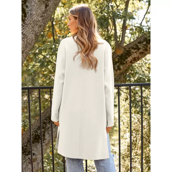 LILLUSORY Women's Long Wool Cardigan Sweaters Oversized Fall Dressy Coatigan Light Casual Jackets Knit Winter Coats