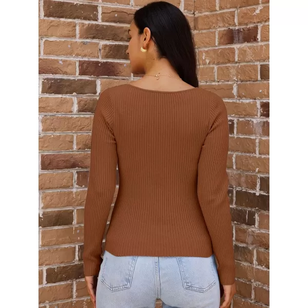 LILLUSORY Women's Sweater Sexy Twist Knot Top Ribbed Knit Long Sleeve Y2k Pullover Sweater Tops
