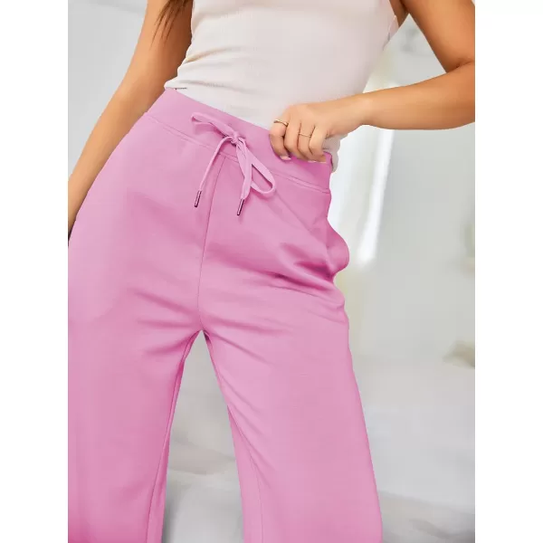 LILLUSORY Women's Wide Leg Sweatpants 2023 Fall Casual High Wasited Pants