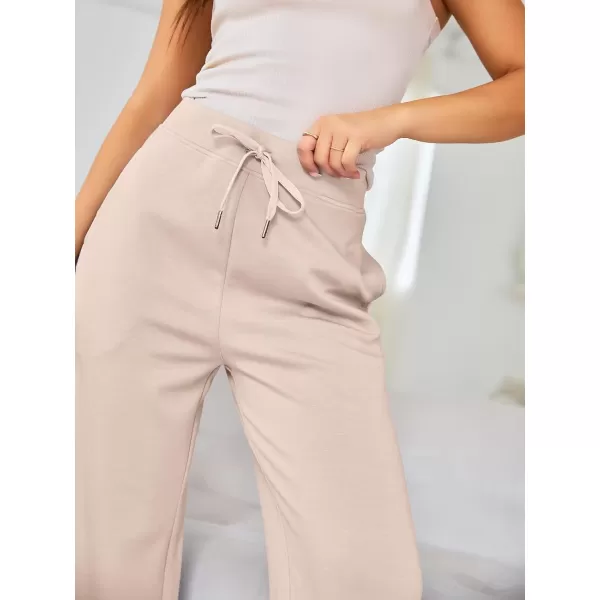 LILLUSORY Women's Wide Leg Sweatpants 2023 Fall Casual High Wasited Pants
