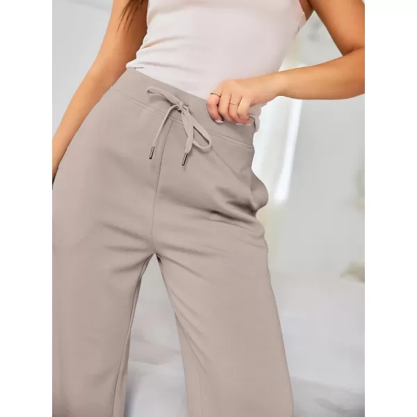 LILLUSORY Women's Wide Leg Sweatpants 2023 Fall Casual High Wasited Pants