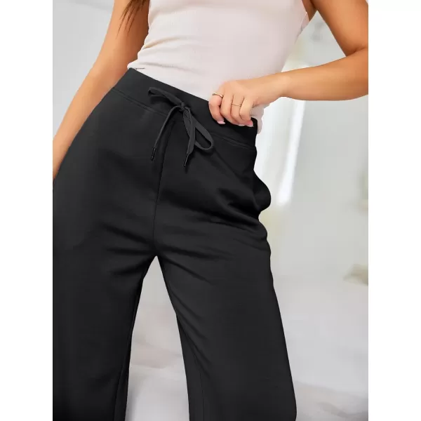 LILLUSORY Women's Wide Leg Sweatpants 2023 Fall Casual High Wasited Pants