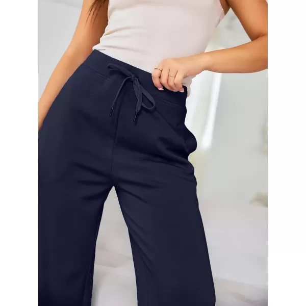 LILLUSORY Women's Wide Leg Sweatpants 2023 Fall Casual High Wasited Pants