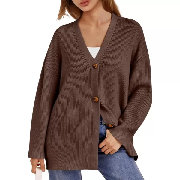 LILLUSORY Women's Cardigan 2023 Open Front Oversized Button Lightweight Sweaters V Neck Loose Cardigans Knit Outwear