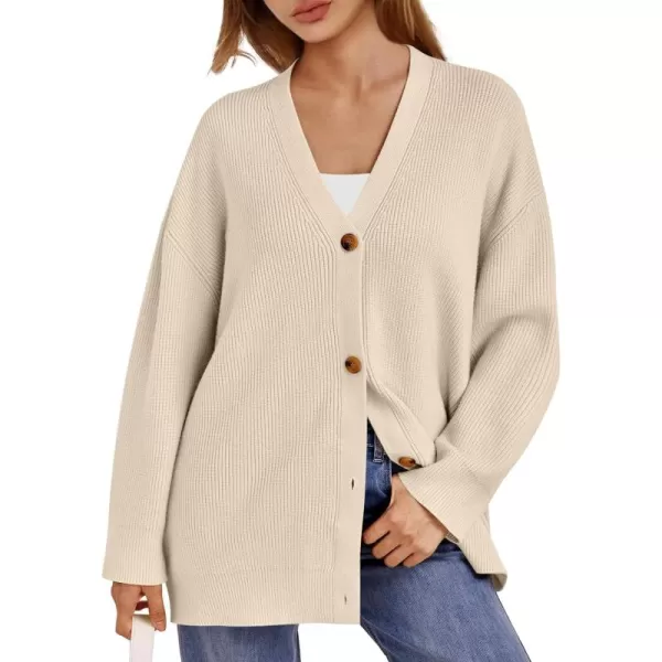 LILLUSORY Women's Cardigan 2023 Open Front Oversized Button Lightweight Sweaters V Neck Loose Cardigans Knit Outwear