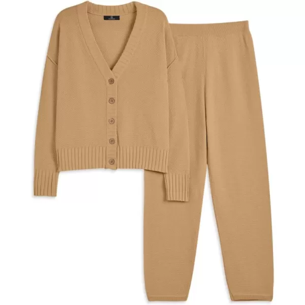 LILLUSORY Womens Cardigan Pants Sets 2 Piece Slouchy Loungewear Sweater Sets