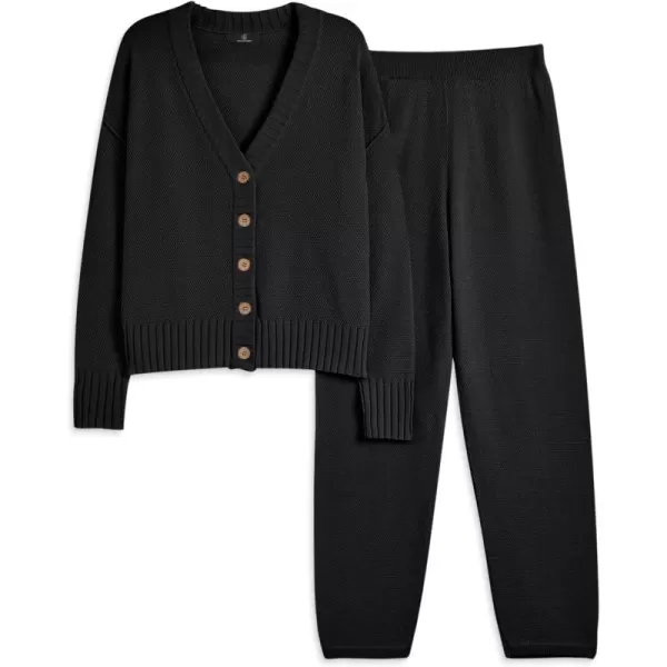 LILLUSORY Womens Cardigan Pants Sets 2 Piece Slouchy Loungewear Sweater Sets