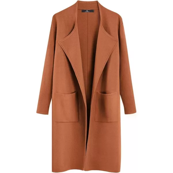 LILLUSORY Women's Long Knit Wool Cardigan Sweaters Oversized Fall Dressy Coatigan 2023 Winter Coat Casual Light Jackets