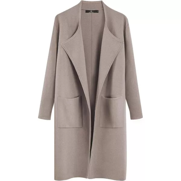 LILLUSORY Women's Long Knit Wool Cardigan Sweaters Oversized Fall Dressy Coatigan 2023 Winter Coat Casual Light Jackets