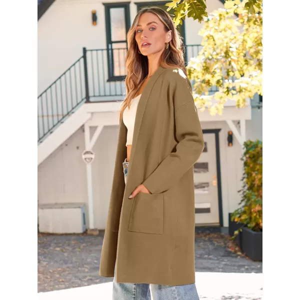 LILLUSORY Womens Oversized Long Cardigan Sweaters 2023 Fall Trendy Coatigan Lightweight Jackets Knit Winter CoatCamel