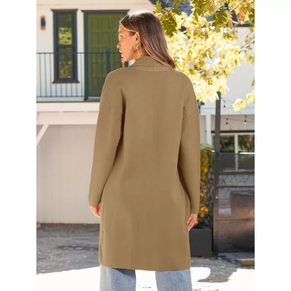 LILLUSORY Womens Oversized Long Cardigan Sweaters 2023 Fall Trendy Coatigan Lightweight Jackets Knit Winter CoatCamel