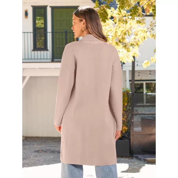 LILLUSORY Womens Oversized Long Cardigan Sweaters 2023 Fall Trendy Coatigan Lightweight Jackets Knit Winter CoatLighttan