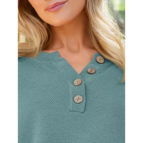 LILLUSORY Womens 2 Piece Lounge Sets Oversized Slouchy Matching Sets Cozy Knit SetsLake Blue