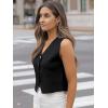 imageLILLUSORY Sweater Vest Women Dressy Button Up Sweater Tank Tops 2025 Knit Work Business Casual OutfitsBlack