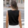 imageLILLUSORY Sweater Vest Women Dressy Button Up Sweater Tank Tops 2025 Knit Work Business Casual OutfitsBlack