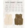 imageLILLUSORY Sweater Vest Women Dressy Button Up Sweater Tank Tops 2025 Knit Work Business Casual OutfitsCamel