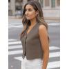imageLILLUSORY Sweater Vest Women Dressy Button Up Sweater Tank Tops 2025 Knit Work Business Casual OutfitsDeepcamel