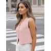 imageLILLUSORY Sweater Vest Women Dressy Button Up Sweater Tank Tops 2025 Knit Work Business Casual OutfitsLightpink