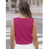 imageLILLUSORY Sweater Vest Women Dressy Button Up Sweater Tank Tops 2025 Knit Work Business Casual OutfitsPink