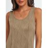 imageLILLUSORY Womens Dressy Business Casual Tank Tops Summer Sleeveless Trendy Spring Blouses Flowy Work ShirtsCoffe Grey