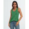imageLILLUSORY Womens Dressy Business Casual Tank Tops Summer Sleeveless Trendy Spring Blouses Flowy Work ShirtsGreen