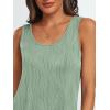 imageLILLUSORY Womens Dressy Business Casual Tank Tops Summer Sleeveless Trendy Spring Blouses Flowy Work ShirtsMint Green