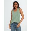 imageLILLUSORY Womens Dressy Business Casual Tank Tops Summer Sleeveless Trendy Spring Blouses Flowy Work ShirtsMint Green