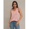 imageLILLUSORY Womens Dressy Business Casual Tank Tops Summer Sleeveless Trendy Spring Blouses Flowy Work ShirtsPink