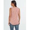 imageLILLUSORY Womens Dressy Business Casual Tank Tops Summer Sleeveless Trendy Spring Blouses Flowy Work ShirtsPink
