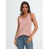 imageLILLUSORY Womens Dressy Business Casual Tank Tops Summer Sleeveless Trendy Spring Blouses Flowy Work ShirtsPink