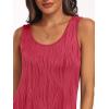 imageLILLUSORY Womens Dressy Business Casual Tank Tops Summer Sleeveless Trendy Spring Blouses Flowy Work ShirtsRed