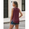 imageLILLUSORY Womens Loose Fit Casual Flowy Basic Tank Tops Sleeveless Summer Tops Clothing Outfits 2025Wine