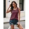 imageLILLUSORY Womens Loose Fit Casual Flowy Basic Tank Tops Sleeveless Summer Tops Clothing Outfits 2025Wine