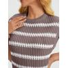 imageLILLUSORY Womens Summer Sweater Cap Sleeve Tops Sleeveless Tanks Knit Vest Spring Trendy Outfits 2025Secoffee Grey
